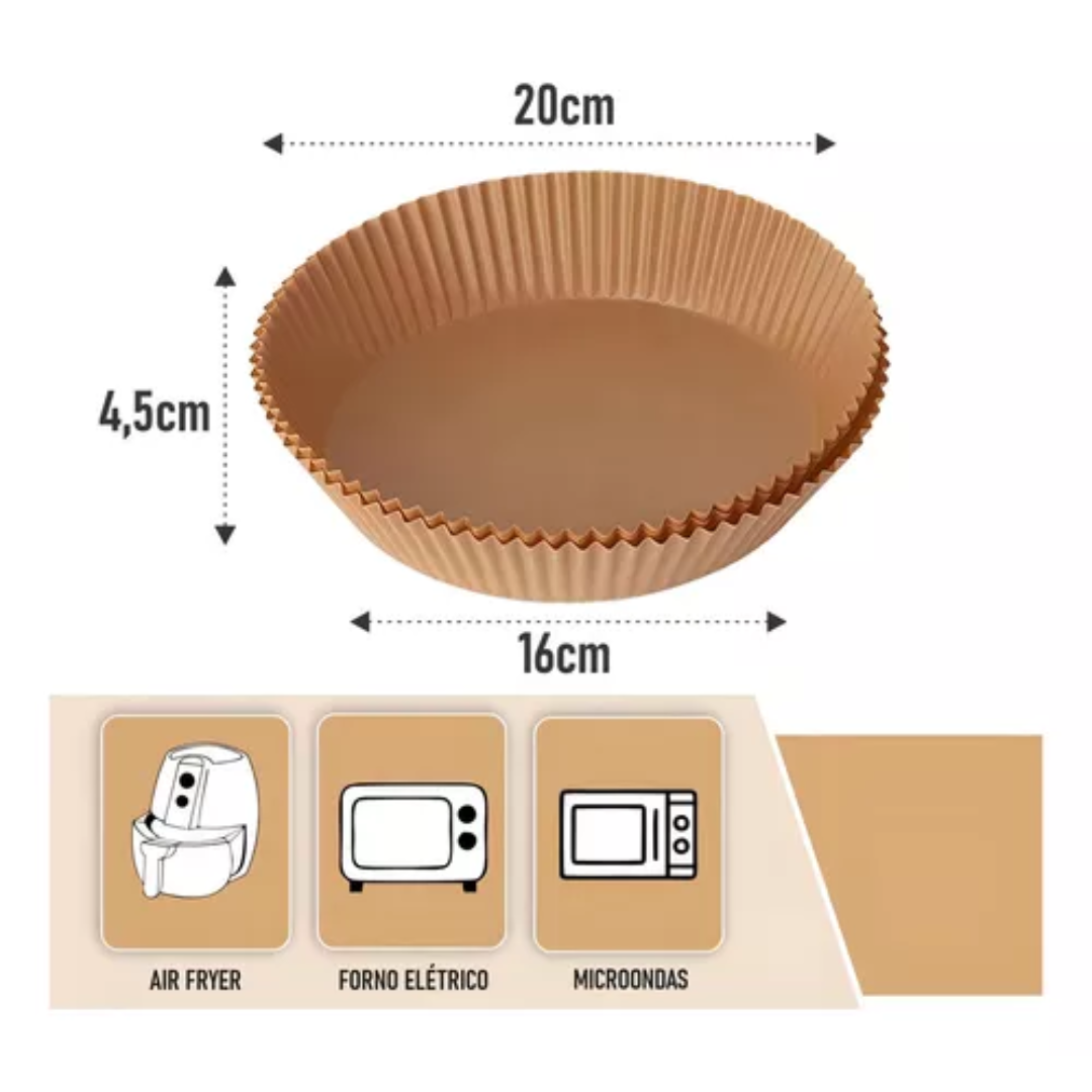 Forro de papel antiadherente desechable